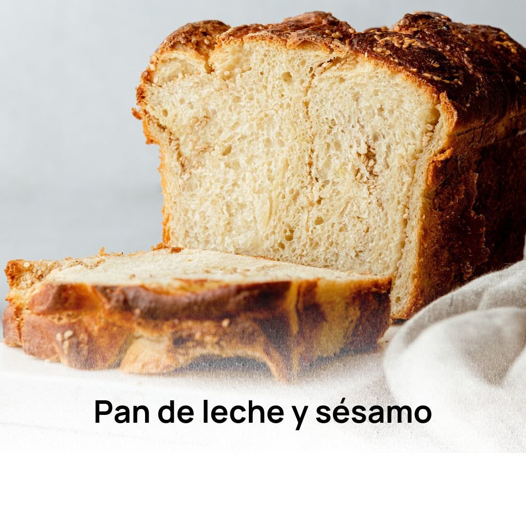 Pan de leche y sésamo