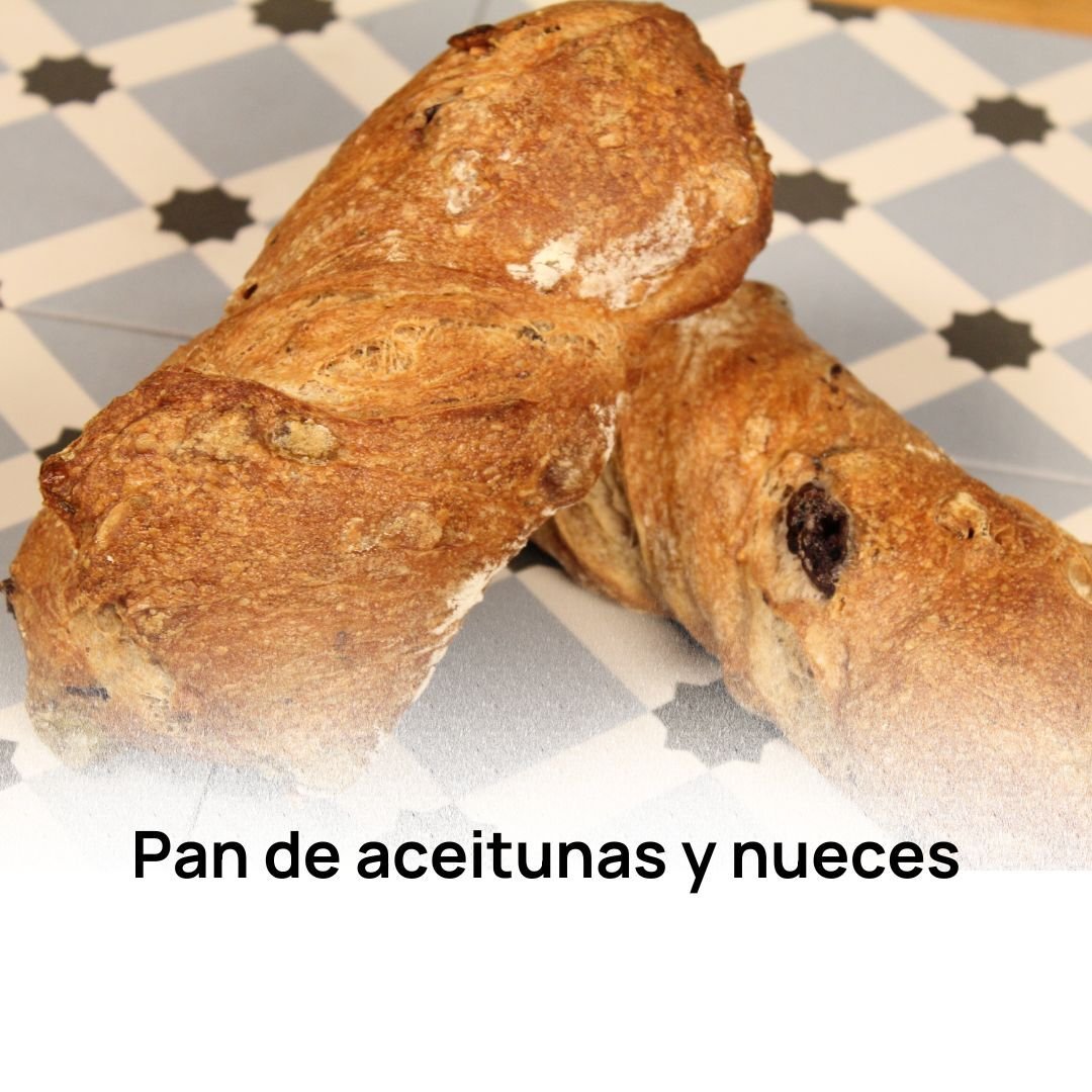 pan aceituna y nueces